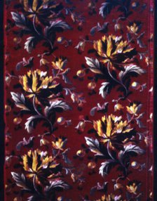 Panel (Dress Fabric), France, c. 1885. Creator: Unknown.