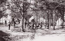 Convalescent Camp near Alexandria, 1861-65. Creator: Unknown.