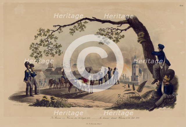 Bivouac at Vyazma, August 29, 1812.