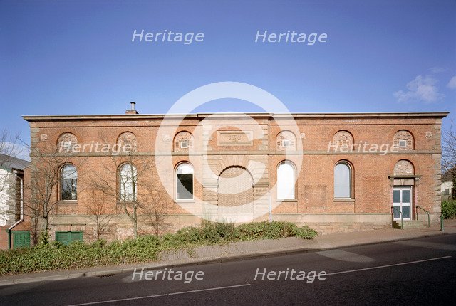 Exterior of the swimming baths, Bridge Street, Runcorn, Cheshire, 2001. Artist: P Williams