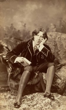 Oscar Wilde, 1882. Creator: Napoleon Sarony.
