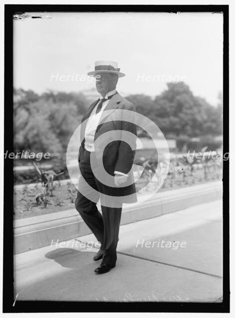 Senator Francis G. Newlands, between 1910 and 1917. Creator: Harris & Ewing.