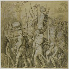 Triumphs of Julius Caesar: Canvas No. VI, 18th century. Creator: Unknown.