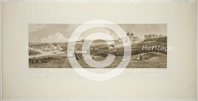 View from Palace Terrace at Saint Germain on Laye, from Twenty Views in Paris and its Environs, 1802 Creator: Thomas Girtin.