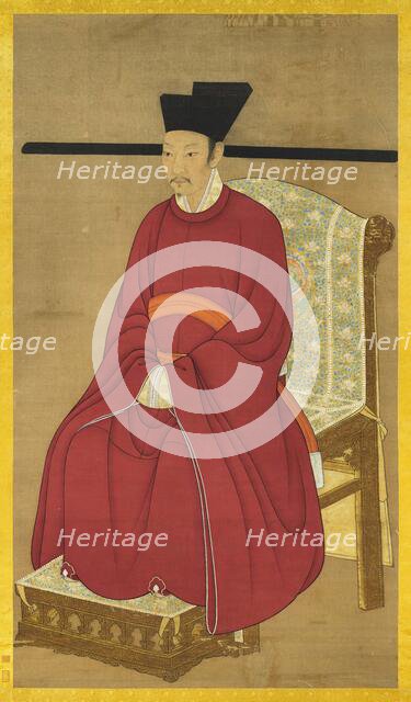 Portrait of the Emperor Qinzong of Song (1100-1156). Creator: Chinese Master.