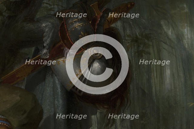 Rinaldo and Armida (Detail), 1812-1813. Creator: Hayez, Francesco (1791-1882).