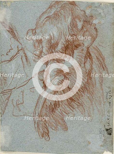 Study for Detail: Head of a Cherub, 1750/59. Creator: Giovanni Battista Tiepolo.