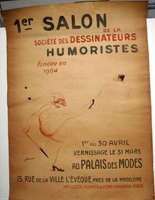 1st Exhibition of the Humorists, 1911. Creator: Jean Louis Forain.