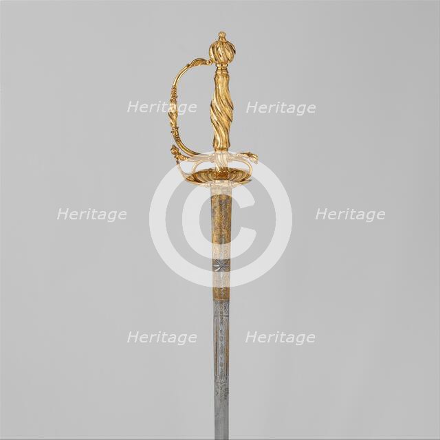 Smallsword, German or Dutch, ca. 1750-60. Creator: Unknown.