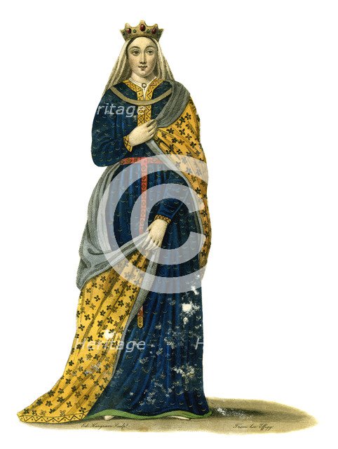 Isabella, Countess of Angouleme and queen consort of England, (1841).  Creator: Edward Hargrave.