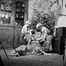 Christmas time, 1960. Artist: John Gay.