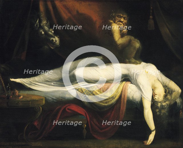 The Nightmare I, 1781. Artist: Füssli (Fuseli), Johann Heinrich (1741-1825)