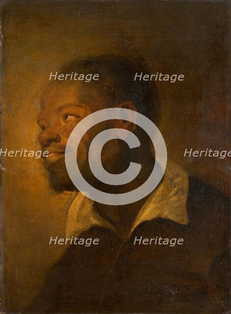 Head of a Black African, c1640-1650. Creator: Follower of Anthony van Dyck.