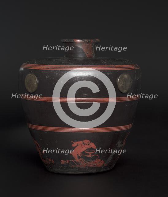 Jar with Scenes of Frolicking Monkeys, 1302. Creator: Unknown.