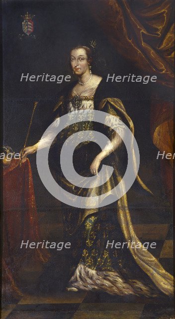 Queen Jadwiga of Poland, ca 1676. Artist: Trycjusz (Tricius or Tretko), Jan (ca 1620-1692)