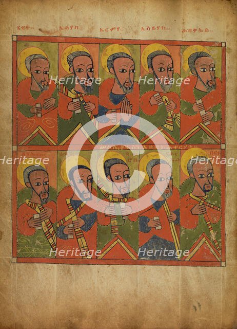 The Prophets and the Apostles; Gospel Book, about 1480-1520. Creator: Unknown.