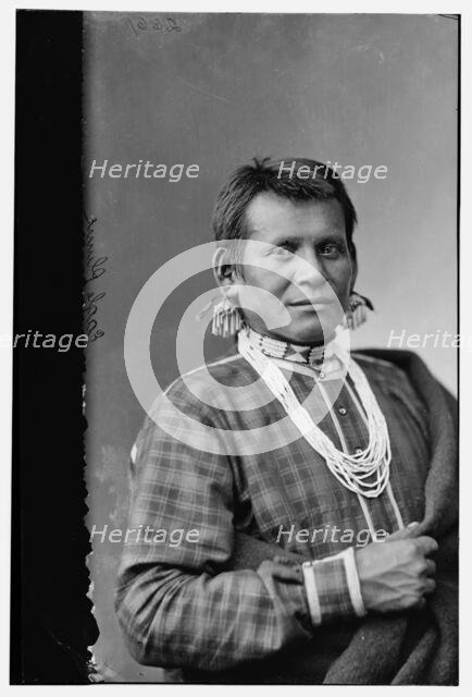 Eagle Plume (Indian), between 1870 and 1880. Creator: Unknown.