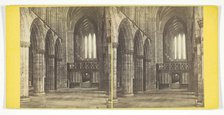 Glasgow Cathedral - The Nave, 1867. Creator: Archibald Burns.