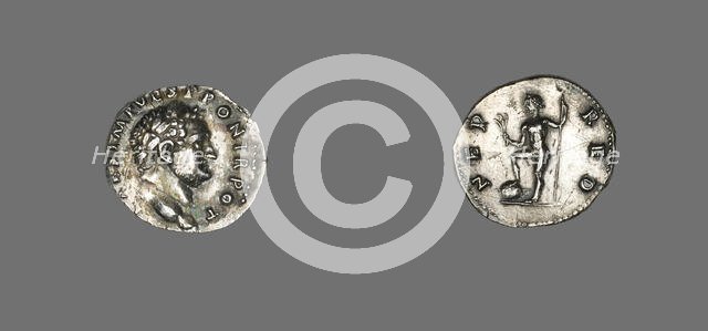 Denarius (Coin) Portraying Emperor Titus, 72-73. Creator: Unknown.