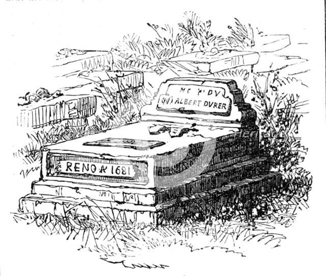 Albert Durer's tomb, 1864. Creator: Unknown.