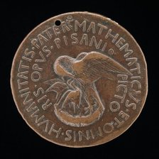 Pelican in Her Piety [reverse], c. 1446. Creator: Pisanello.