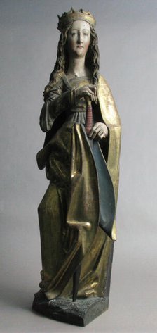 Saint Catherine, German, 15th-16th century. Creator: Unknown.