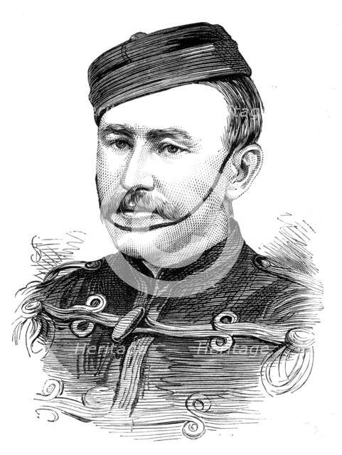 Commandant Cecil D'Arcy, V.C., Frontier Light Horse, Zulu War, 1880. Creator: Unknown.