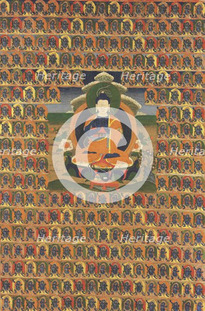 Thangka of Nagarjuna, 18th century. Creator: Tibetan culture.