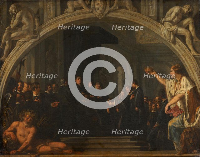 L'hommage du Sénat florentin au grand duc Ferdinand II, c.1621. Creator: Justus Sustermans.