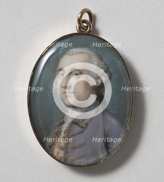 Unknown man, 1755. Creator: Penelope Carwardine.