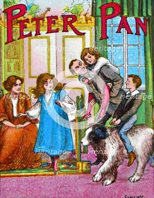 'Peter Pan - The Darlings at home', c1905. Artist: Unknown.