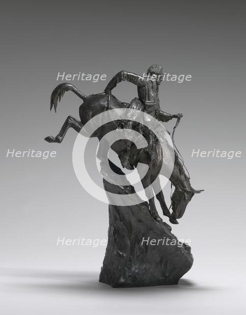 The Mountain Man, model 1903, cast 1904. Creator: Frederic Remington.