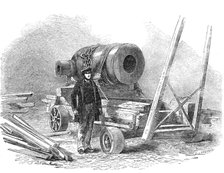 Large Mortar, cast at the Vauxhall Foundry, Liverpool, 1856.  Creator: Ebenezer Landells.