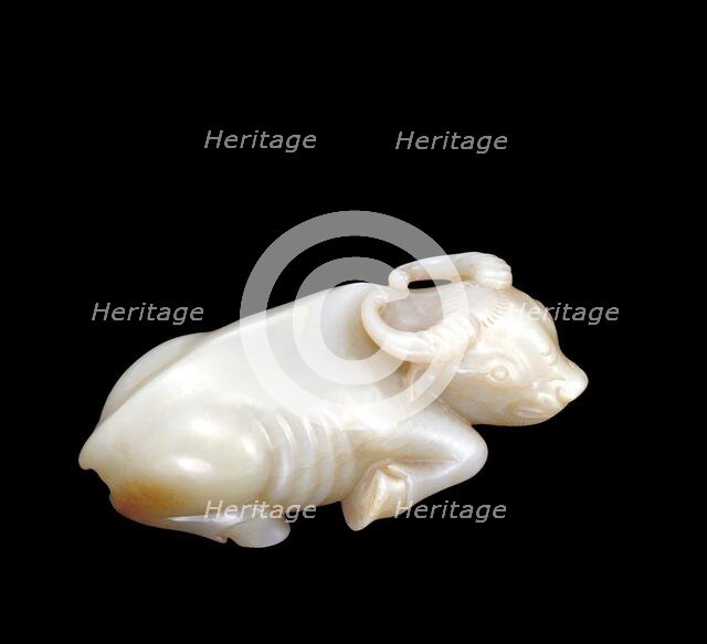 Reclining water buffalo, 1127-1279. Creator: Unknown.