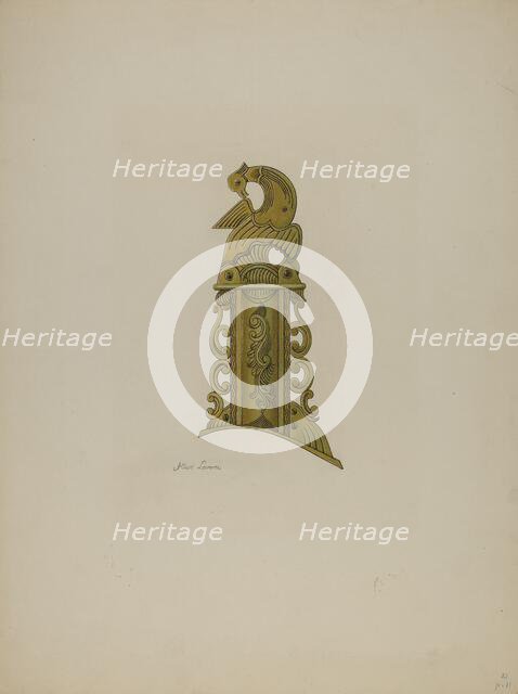 Pa. German Patch Box, 1935/1942. Creator: Albert J. Levone.