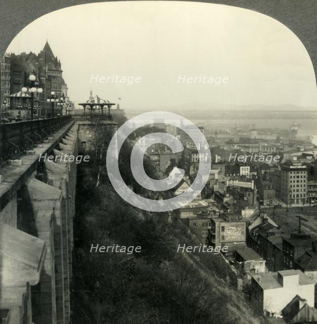 "The Most Picturesque City in North America" - Quebec from the Citadel, Canada', c1930s. Creator: Unknown.