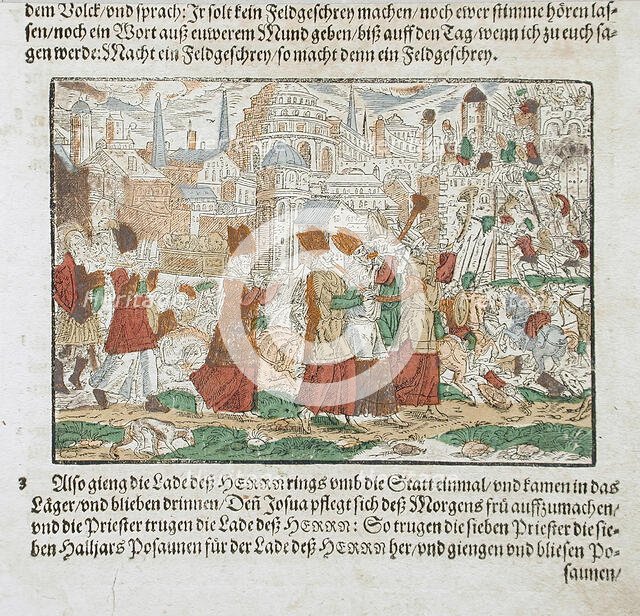 The Priests Carry the Ark of the Covenant, between 1640 and 1660. Creator: Jost Ammon.