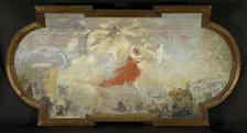 Triumph of the Republic, sketch for the Petit Palais, between 12–1909 and 1913. Creator: Alfred Philippe Roll.