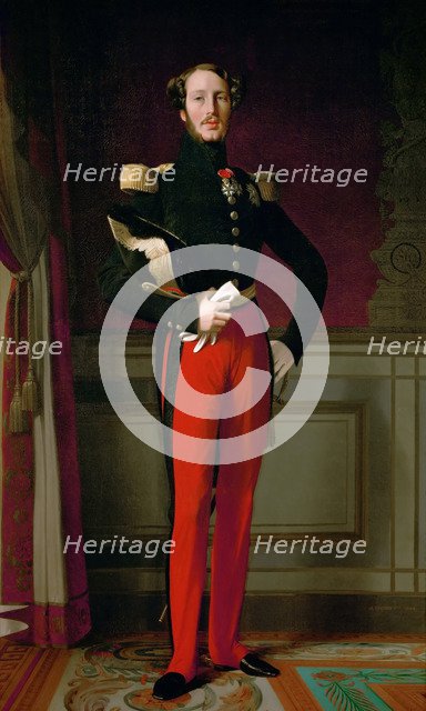 Prince Ferdinand Philippe, Duke of Orléans (1810-1842). Artist: Ingres, Jean Auguste Dominique (1780-1867)