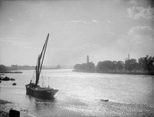 River Thames, Hammersmith, London, c1860-1922. Artist: Henry Taunt