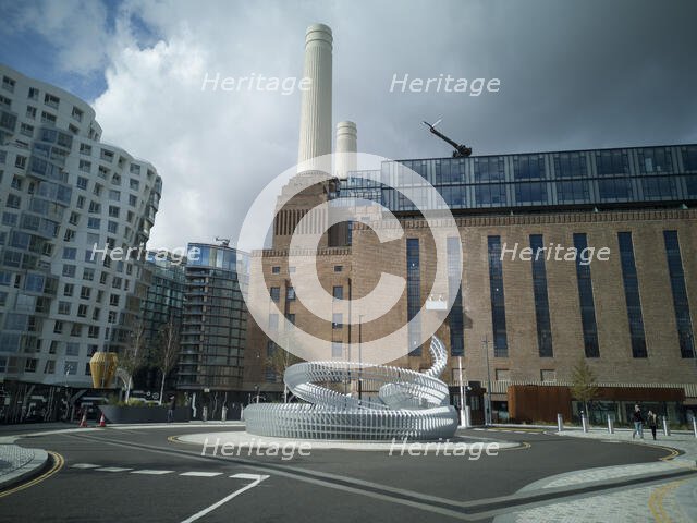 Around Battersea Power Station, London, UK, Oct 2021. Creator: Ethel Davies.