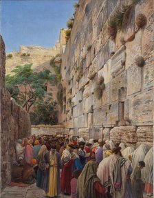 The Western Wall, 1880s. Creator: Bauernfeind, Gustav (1848-1904).