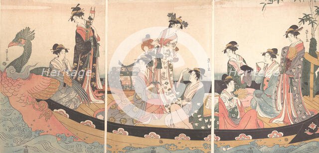 The Treasure Boat, ca. 1795. Creator: Hosoda Eishi.