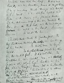 'Facsimile page of MS for "Indian Summer of a Forsyte", by John Galsworthy', 1918, (1928).  Creator: Unknown.