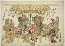 Entertainers, c. 1764. Creator: Torii Kiyomitsu.