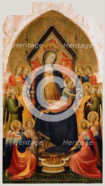 Madonna and Child with Musical Angels, c.1410. Artist: Starnina, Gherardo (c. 1364-1413)