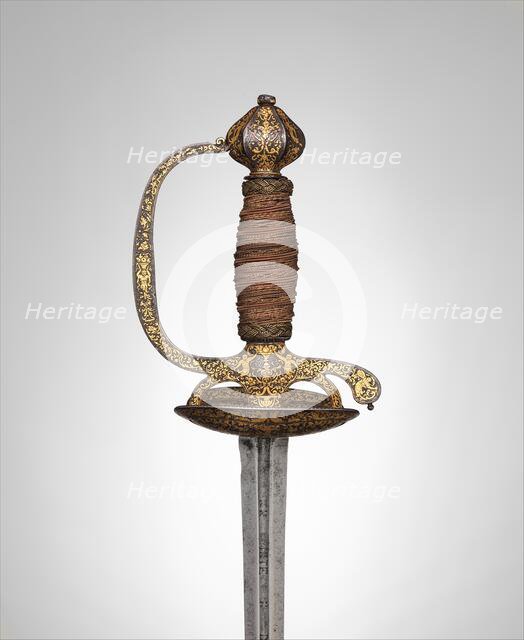 Smallsword, French, probably Paris, ca. 1650-60. Creator: Unknown.