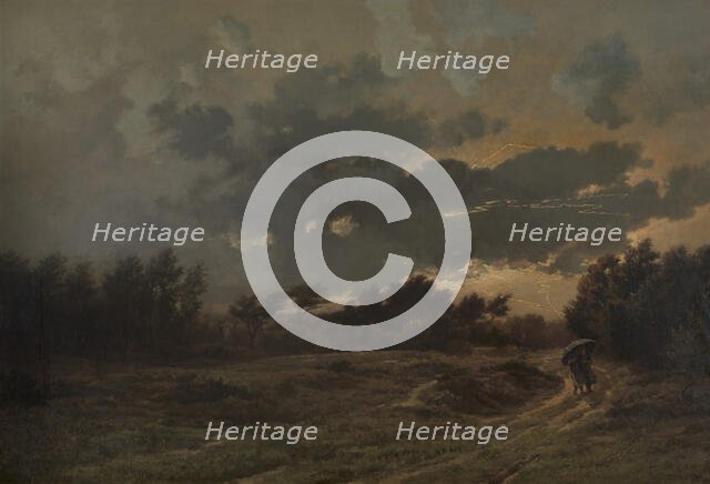 Thunderstorm, c1860-1890. Creator: Louis Derickx.