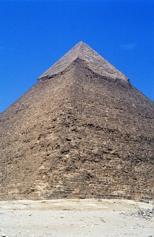 Great Pyramid of Cheops at Giza, Egypt, 4th dynasty, Old Kingdom, 26th century BC. Artist: Unknown