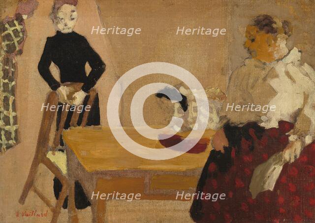 The Conversation, 1891. Creator: Edouard Vuillard.